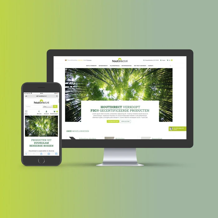 Houtdirect webdesign